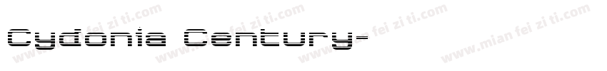 Cydonia Century字体转换